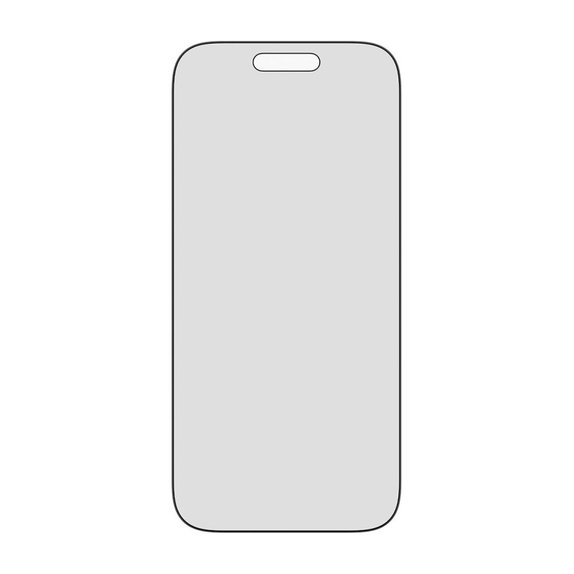 UWF 2-Way Privacy kaljeno steklo z aplikatorjem za iPhone 17 Pro, Črna, PanzerGlass