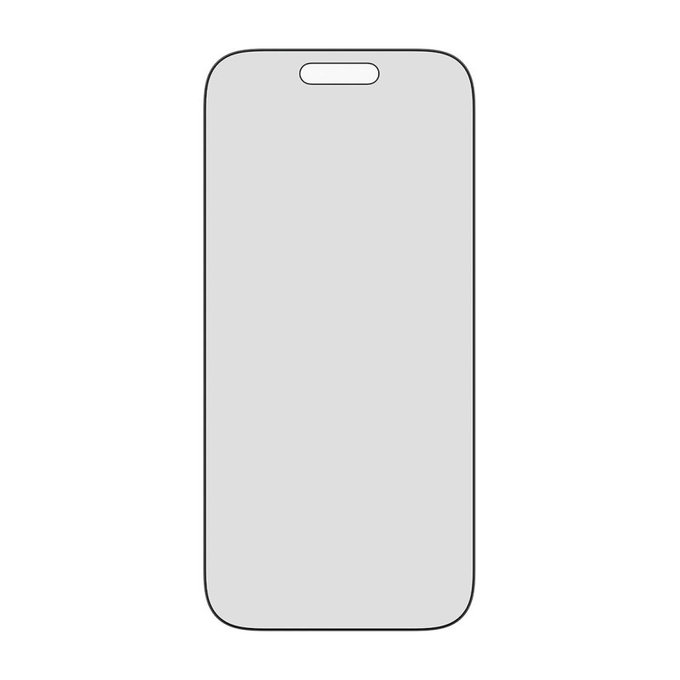 UWF 2-Way Privacy kaljeno steklo z aplikatorjem za iPhone 17 Pro, Črna, PanzerGlass