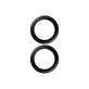 Zaščita objektiva Hoops za iPhone 17/16 Plus/16, črna, PanzerGlass