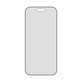 PanzerGlass - Tvrđeno steklo UWF 2-Way Privacy z aplikatorjem za iPhone 17 Air, črna