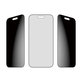 PanzerGlass - Tvrđeno steklo UWF 2-Way Privacy z aplikatorjem za iPhone 17 Air, črna