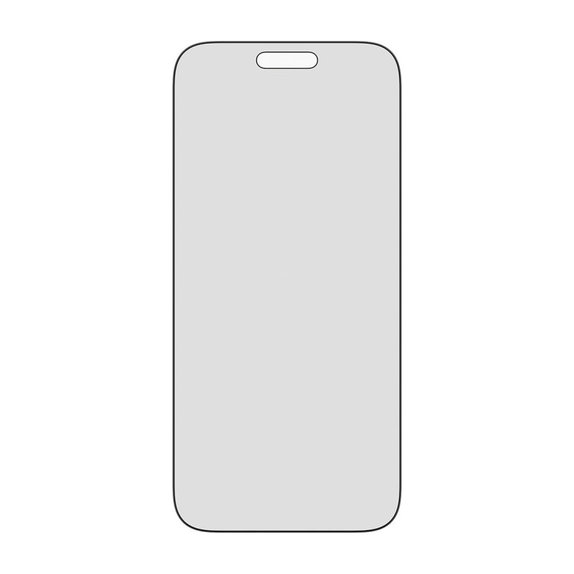 UWF 2-Way Privacy kaljeno steklo s Fastfit za iPhone 17 Pro Max, Črna, PanzerGlass