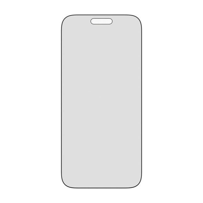 UWF 2-Way Privacy kaljeno steklo s Fastfit za iPhone 17 Pro Max, Črna, PanzerGlass