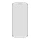 UWF 2-Way Privacy kaljeno steklo s Fastfit za iPhone 17 Pro Max, Črna, PanzerGlass