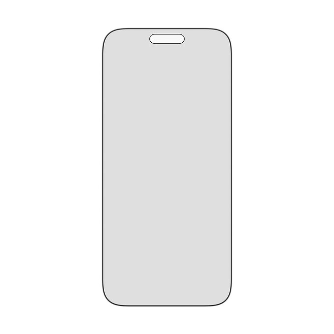 UWF 2-Way Privacy kaljeno steklo s Fastfit za iPhone 17 Pro Max, Črna, PanzerGlass