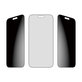 UWF 2-Way Privacy kaljeno steklo s Fastfit za iPhone 17 Pro Max, Črna, PanzerGlass