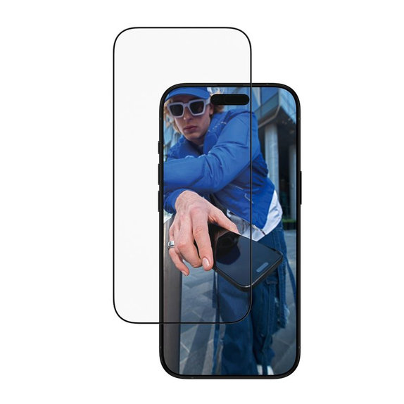 PanzerGlass - Tvrđeno steklo UWF z aplikatorjem za iPhone 17 Air, črna