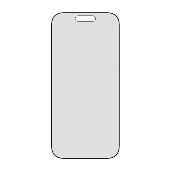 UWF 2-Way Privacy kaljeno steklo s Fastfit za iPhone 17/16 Pro, Črna, PanzerGlass