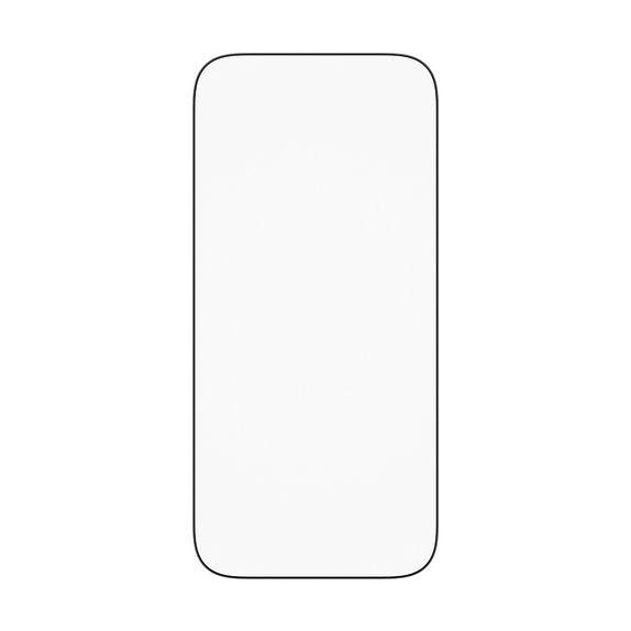 UWF kaljeno steklo z aplikatorjem za iPhone 17 Pro, Črna, PanzerGlass
