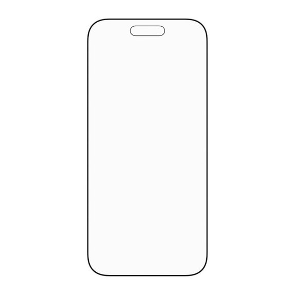 Kaljeno steklo UWF Stealth s Fastfit za iPhone 17 Air, Črna, PanzerGlass
