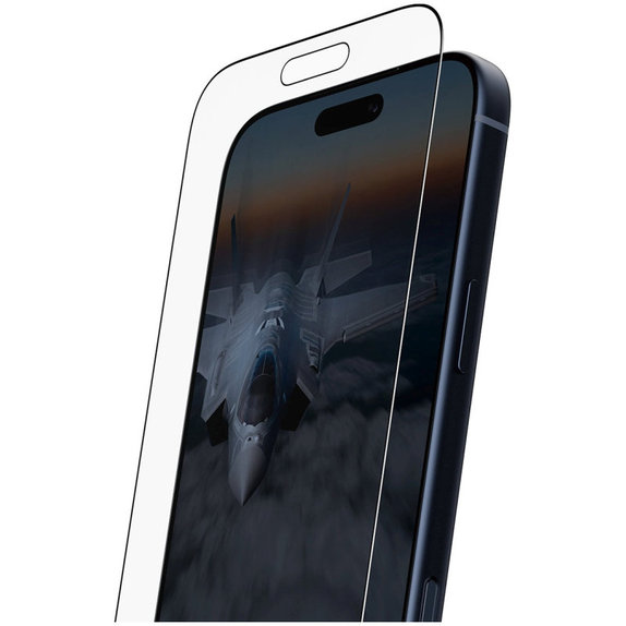 Kaljeno steklo UWF Stealth s Fastfit za iPhone 17 Pro Max, Črna, PanzerGlass