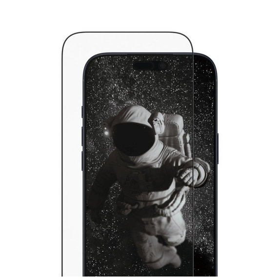 Kaljeno steklo UWF Ceramic II z aplikatorjem za iPhone 17 Pro Max, Črna, PanzerGlass