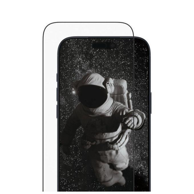 Kaljeno steklo UWF Ceramic II z aplikatorjem za iPhone 17 Pro Max, Črna, PanzerGlass