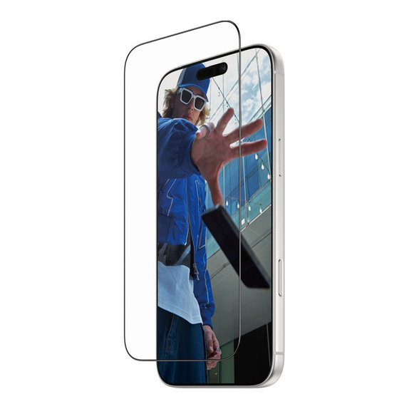 Kaljeno steklo UWF s Fastfit za iPhone 17 Pro Max, Črna, PanzerGlass