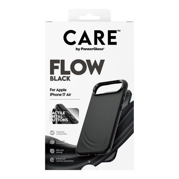 Ovitek FLOW z MagSafe za iPhone Air, Črna, CARE