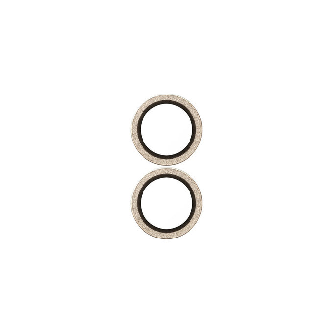 Zaščita objektiva kamere Hoops za iPhone 17/16 Plus/16, Glitter Gold, PanzerGlass