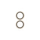 Zaščita objektiva kamere Hoops za iPhone 17/16 Plus/16, Glitter Gold, PanzerGlass