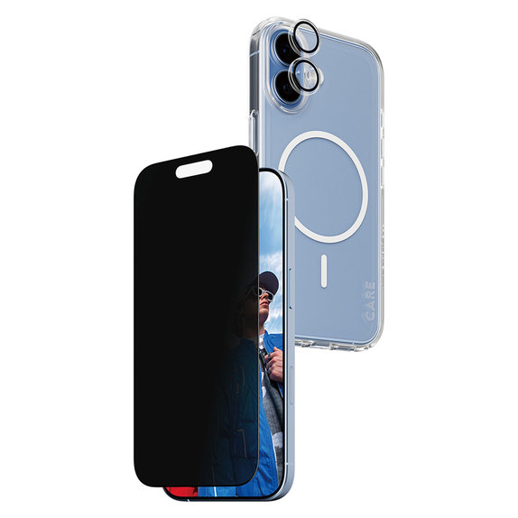 Bundle 3v1 Privacy za iPhone 17, PanzerGlass