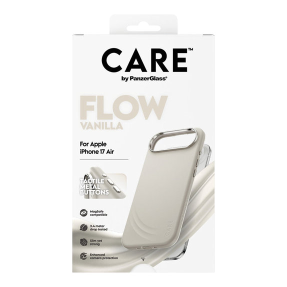 Ovitek FLOW z MagSafe za iPhone Air, Vanilla, CARE