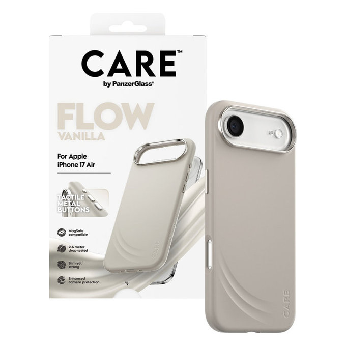Ovitek FLOW z MagSafe za iPhone Air, Vanilla, CARE