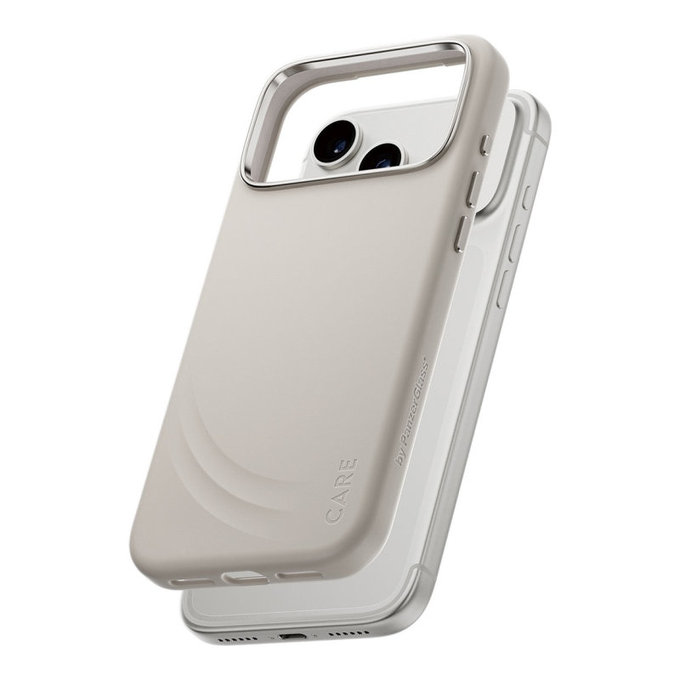 Ovitek FLOW z MagSafe za iPhone 17 Pro Max, Vanilla, CARE