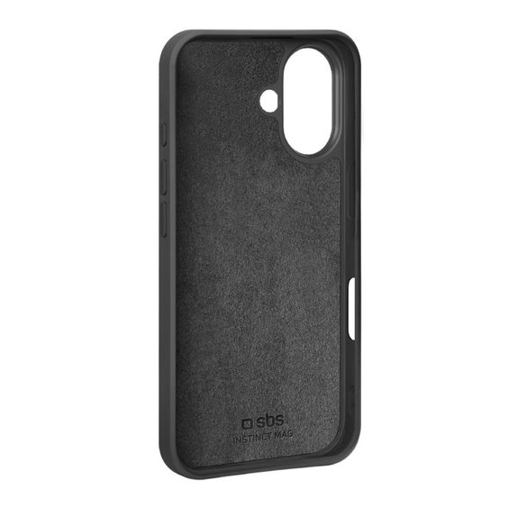 SBS - Etui Instinct Mag kompatibilno z MagSafe za iPhone 17, črna
