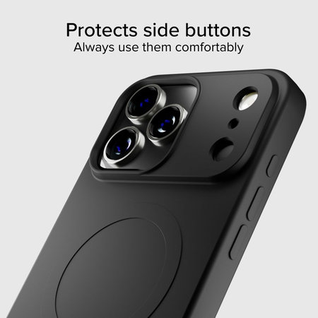 SBS - Etui Instinct Mag kompatibilno z MagSafe za iPhone 17 Pro, črna