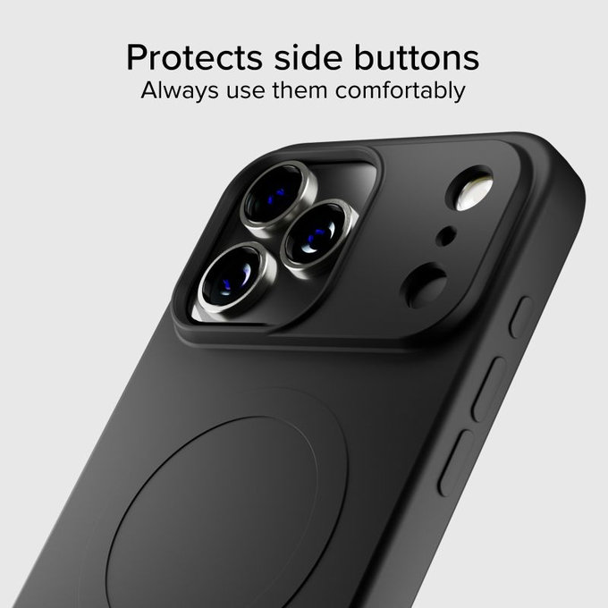 SBS - Etui Instinct Mag kompatibilno z MagSafe za iPhone 17 Pro, črna