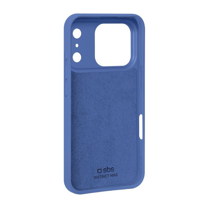 SBS - Etui Instinct Mag kompatibilno z MagSafe za iPhone 17 Pro, modra