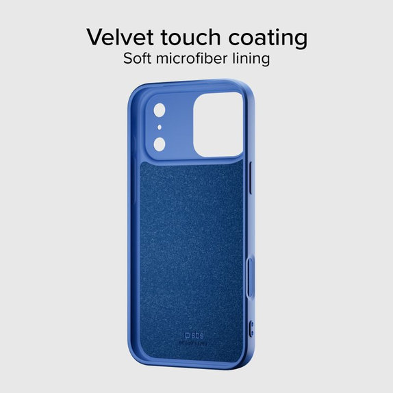 SBS - Etui Instinct Mag kompatibilno z MagSafe za iPhone 17 Pro, modra