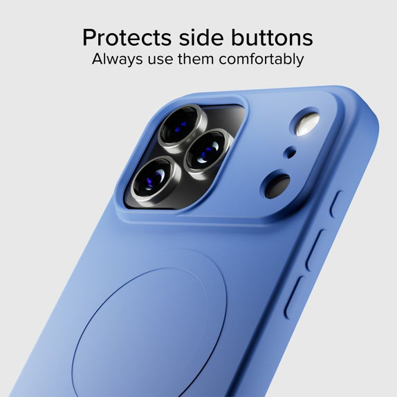 SBS - Etui Instinct Mag kompatibilno z MagSafe za iPhone 17 Pro, modra