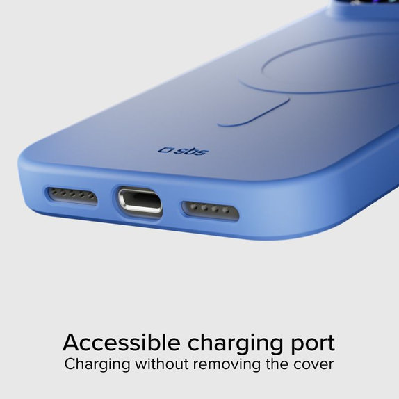 SBS - Etui Instinct Mag kompatibilno z MagSafe za iPhone 17 Pro, modra