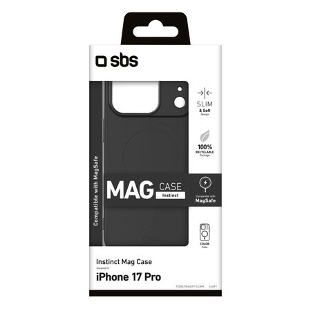 SBS - Etui Instinct Mag kompatibilno z MagSafe za iPhone 17, roza