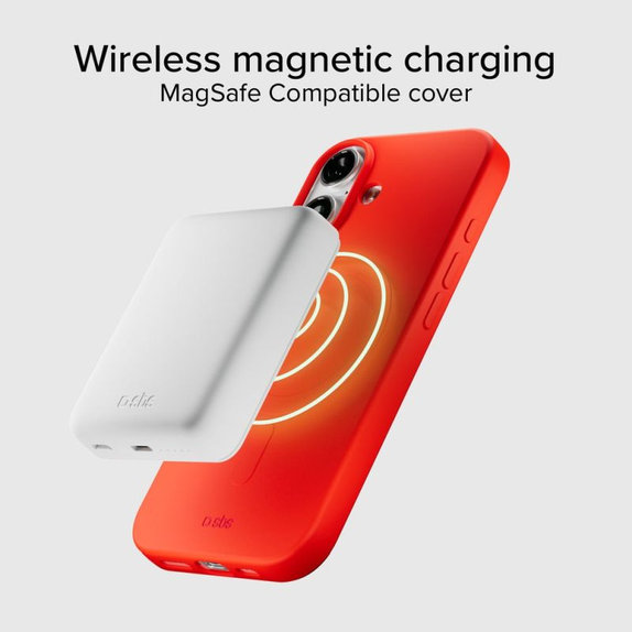 SBS - Etui Instinct Mag kompatibilno z MagSafe za iPhone 17, rdeč