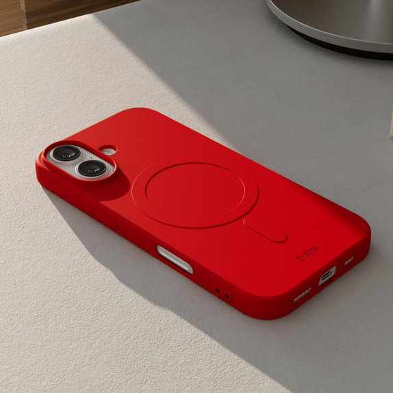 SBS - Etui Instinct Mag kompatibilno z MagSafe za iPhone 17, rdeč