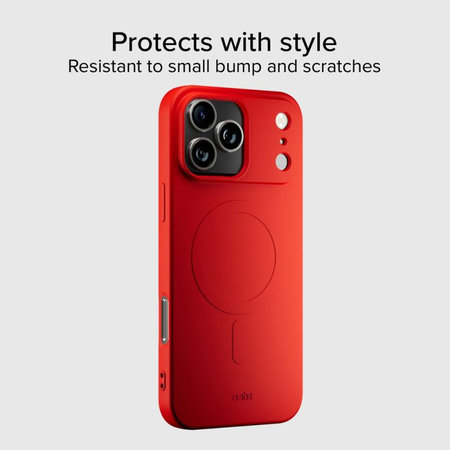 SBS - Etui Instinct Mag kompatibilno z MagSafe za iPhone 17 Pro, rdeč