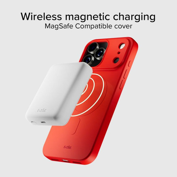 SBS - Etui Instinct Mag kompatibilno z MagSafe za iPhone 17 Pro, rdeč