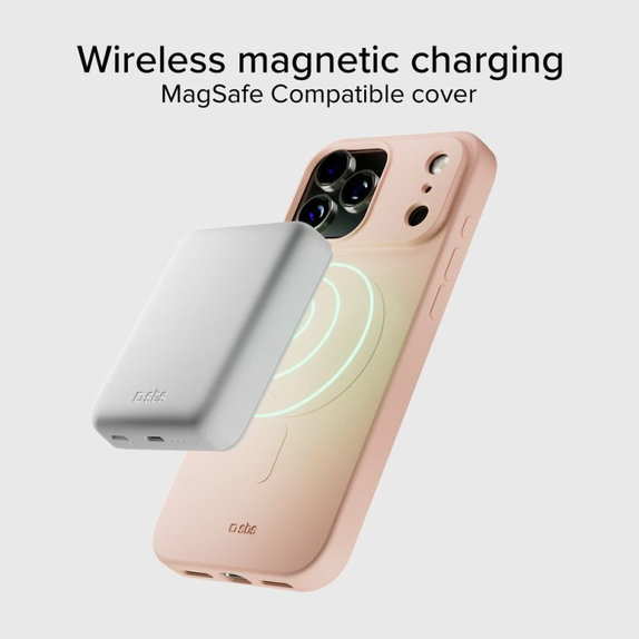 SBS - Etui Instinct Mag kompatibilno z MagSafe za iPhone 17 Pro Max, rožnata