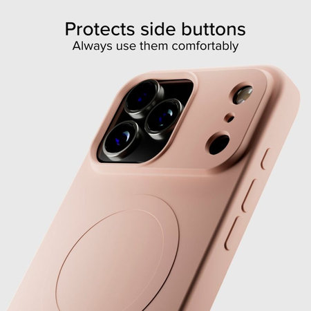 SBS - Etui Instinct Mag kompatibilno z MagSafe za iPhone 17 Pro Max, rožnata