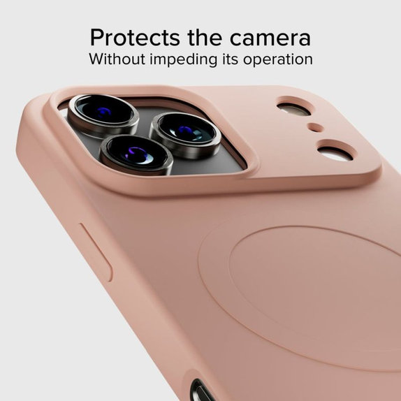 SBS - Etui Instinct Mag kompatibilno z MagSafe za iPhone 17 Pro Max, rožnata