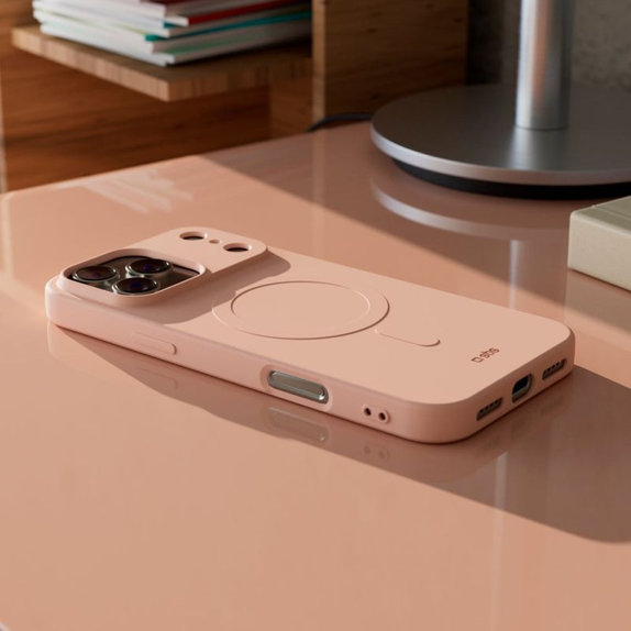 SBS - Etui Instinct Mag kompatibilno z MagSafe za iPhone 17 Pro Max, rožnata