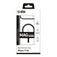 SBS - Etui Mag Frame kompatibilno z MagSafe za iPhone 17 Air, črna