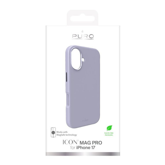PURO - Etui ICON MAG PRO z MagSafe za iPhone 17, roza