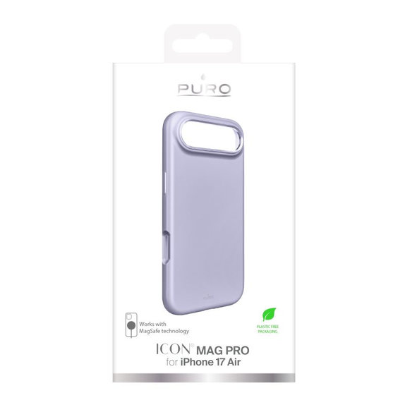 PURO - Etui ICON MAG PRO z MagSafe za iPhone 17 Air, roza