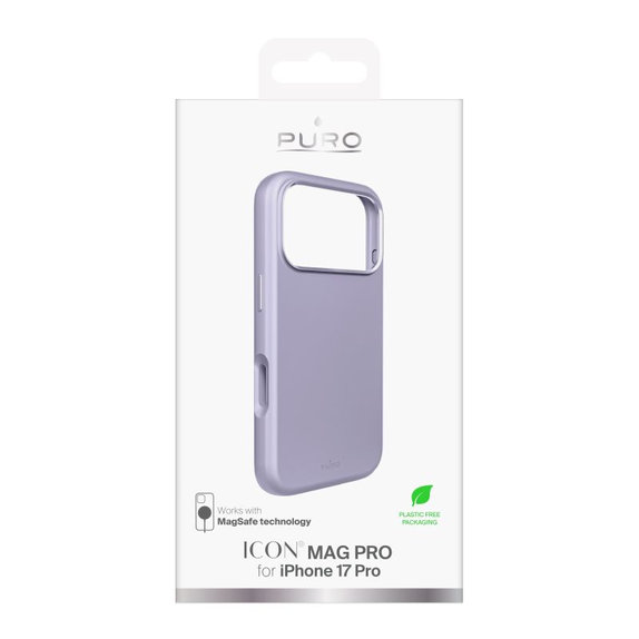 PURO - Etui ICON MAG PRO z MagSafe za iPhone 17 Pro, roza
