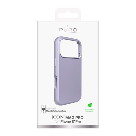PURO - Etui ICON MAG PRO z MagSafe za iPhone 17 Pro, roza
