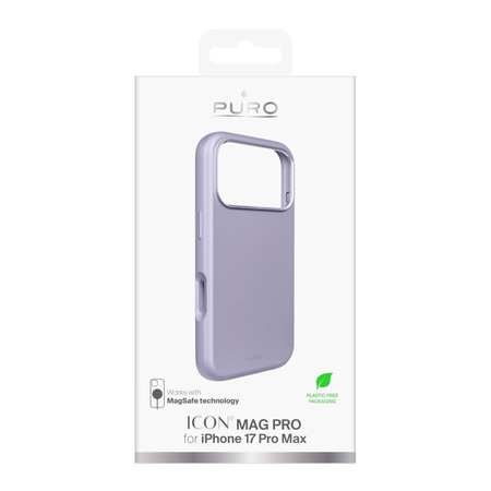 PURO - Etui ICON MAG PRO z MagSafe za iPhone 17 Pro Max, roza
