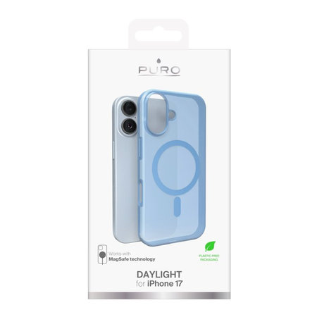 PURO - Etui DAYLIGHT z MagSafe za iPhone 17, modra