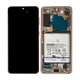 Samsung Galaxy S21 G991B - LCD zaslon + steklo na dotik + okvir + baterija (Violet) - GH82-27254B Genuine Service Pack