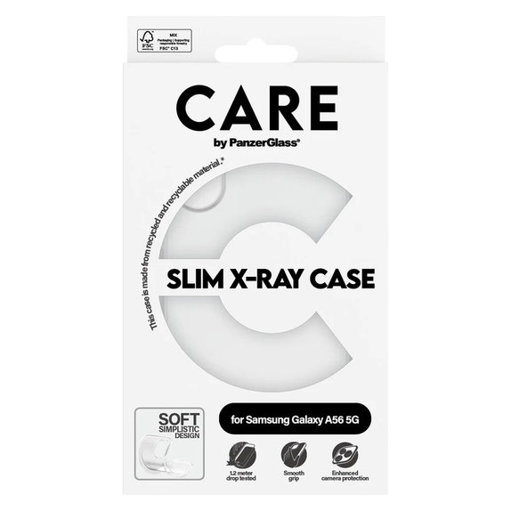 Ovitek X-Ray za Samsung Galaxy A56 5G, Prozorna, PanzerGlass
